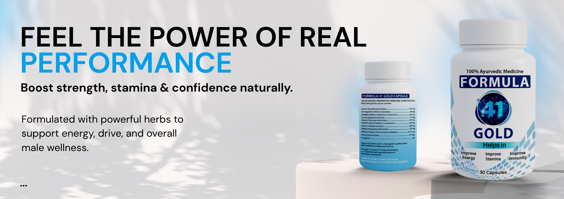 Capsules formula 41 gold