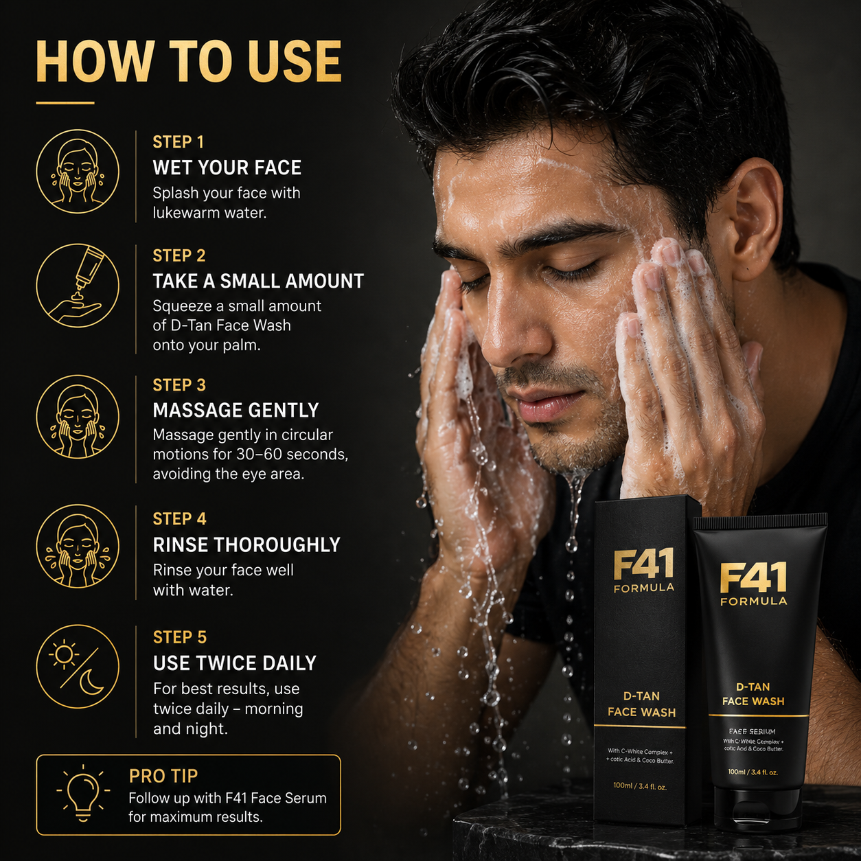 Formula 41 D Tan Face Wash